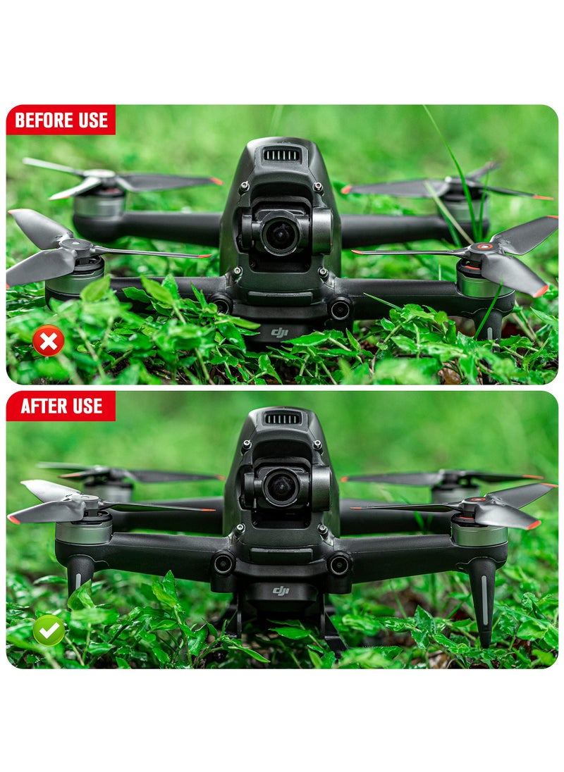 SYOSI - SYOSI Foldable Landing Gear Leg, Landing Gear Extensions for DJI FPV Drone Foldable Height Extended Leg Accessory - Image 1