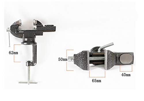 MYTEC Home Vise Clamp-On Vise，2.5" black - Image 3