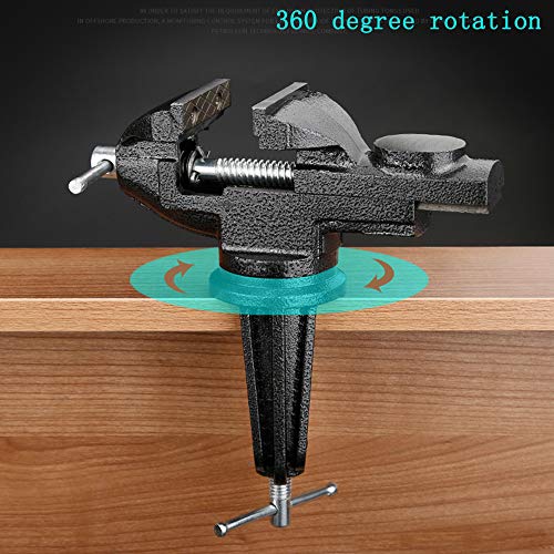 MYTEC Home Vise Clamp-On Vise，2.5" black - Image 4