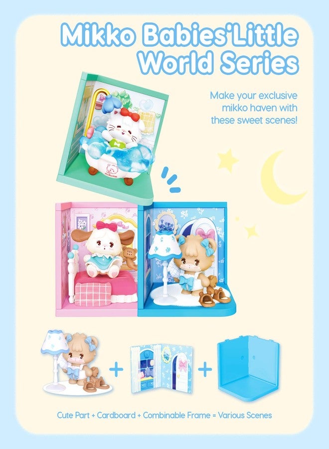 روبوتايم صندوق مفاجآت روبوتايم بيبيز ليتل وورلد، قطعة واحدة، دمية كاواي، شخصية أكشن، قابلة للتجميع، ديكور مكتب لطيف، ألعاب فنية عشوائية، هدايا إبداعية - Image 4