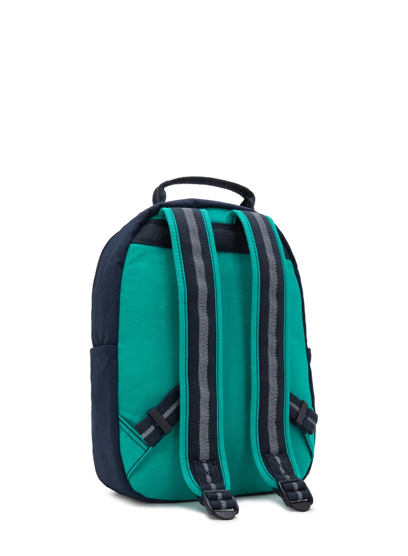 كيبلينغ Seoul S Small Backpack (With Laptop Protection)Blue Green Bl -I4345CD7