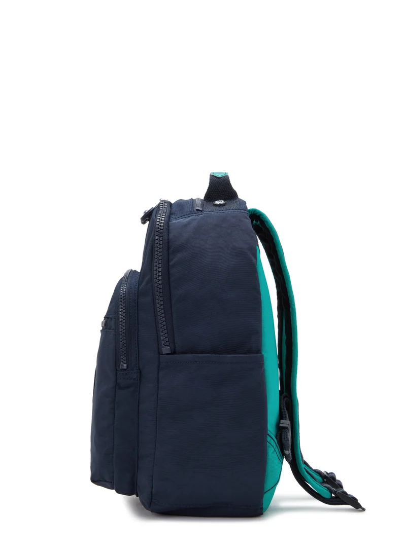 كيبلينغ Seoul S Small Backpack (With Laptop Protection)Blue Green Bl -I4345CD7