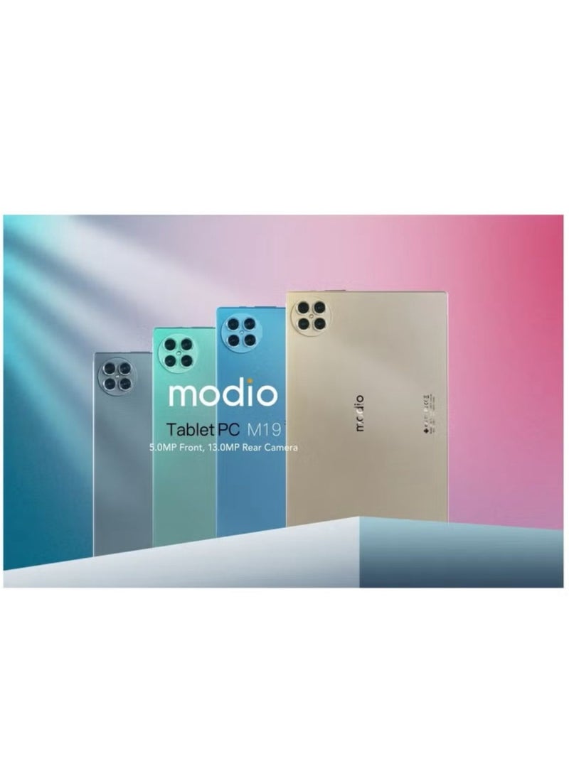 MODIO TAB M19 Smart Android Tablet 10.1-Inch Display 10000mAh Battery Dual SIM Gold 8GB RAM 512GB 5G –With Bluetooth Keyboard - Image 4