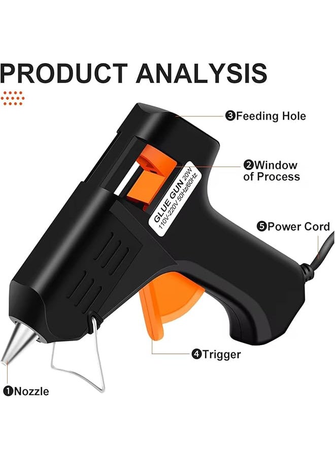 erorex - Trigger Feed Glue Gun Rapid Heating Precision Application Versatile For Crafts Repairs And Diy Projects - Image 1