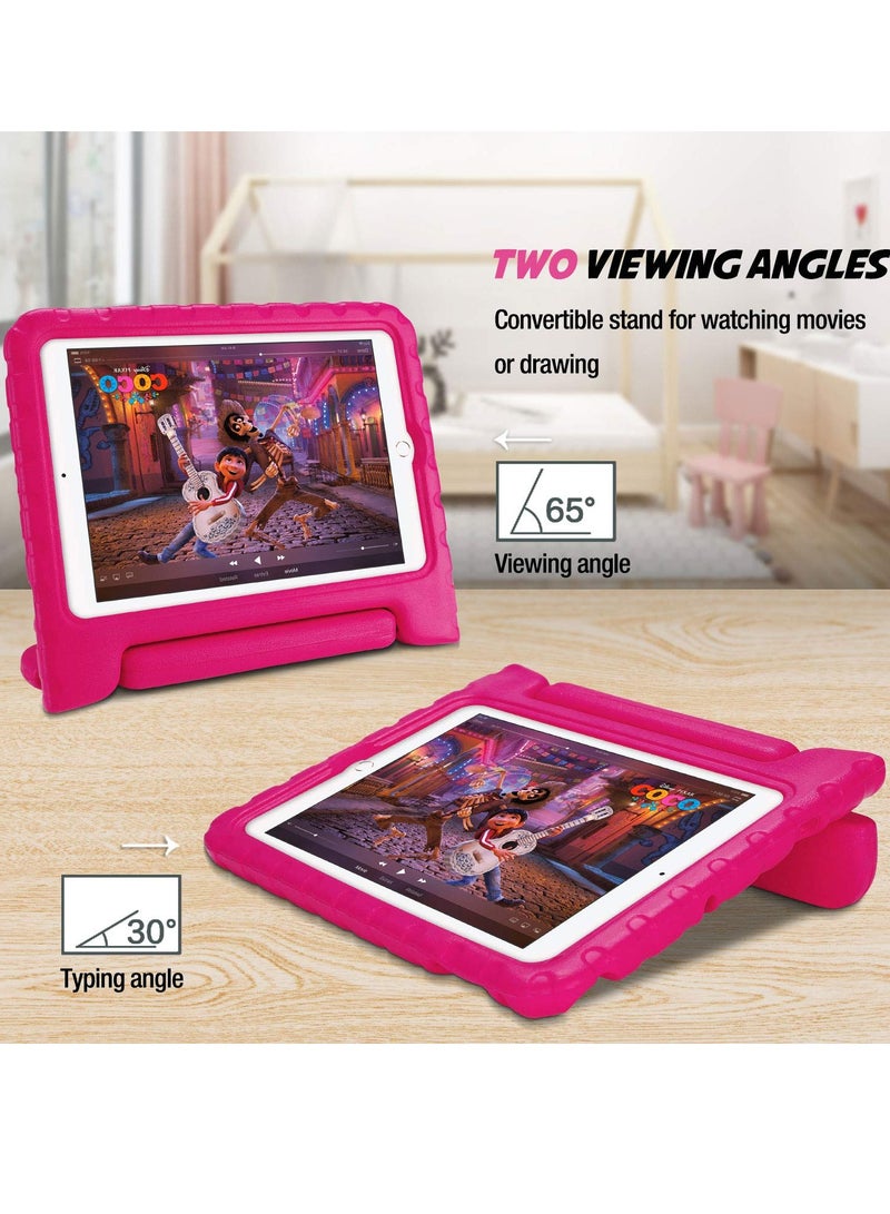 Procases Kids Case For Ipad Mini 5 2019 Mini 4 2015 Shockproof Convertible Handle Stand Cover Lightweight Kids Friendly Super Protective Case For Ipad Mini 5Th Gen 2019 Ipad Mini 4 Magenta - Image 4