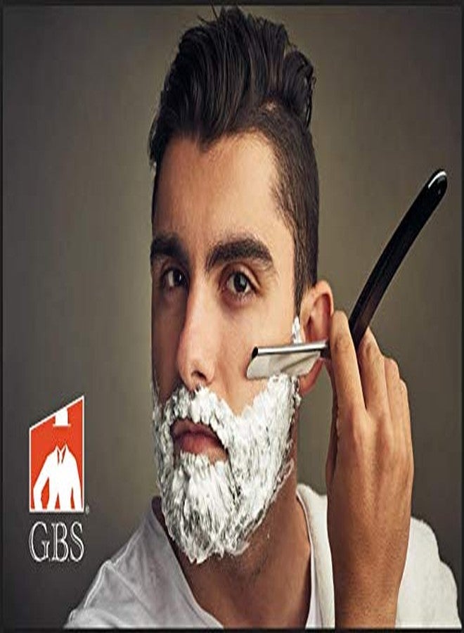 G.B.S Men's - Professional Shaving Straight Razor with Leather Case - Image 2