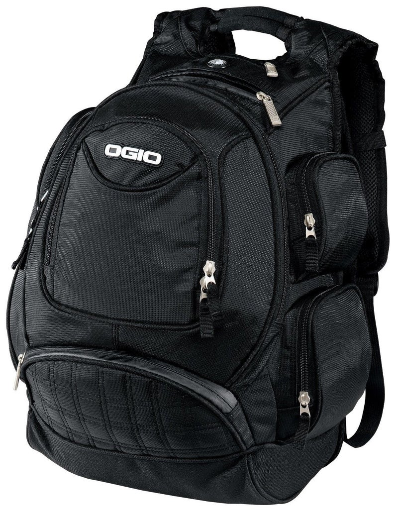 OGIO Metro Street Computer Laptop Backpack, Black - Image 1