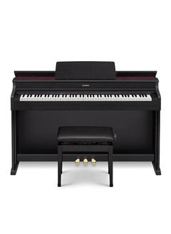 CASIO Celviano AP-470BK Digital Piano - Black - 88 Keys - AiR Sound Source - 22 Tones - 20W＋20W - Polyphony 256 with Adjustable Piano Bench  - Image 1