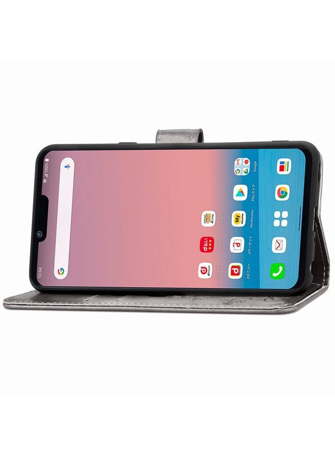 S-TOP Case For LG Style3 L-41A Four-leaf Clasp Embossed Buckle Mobile Phone Protection Leather Case with Lanyard & Card Slot & Wallet & Bracket Function - Image 5