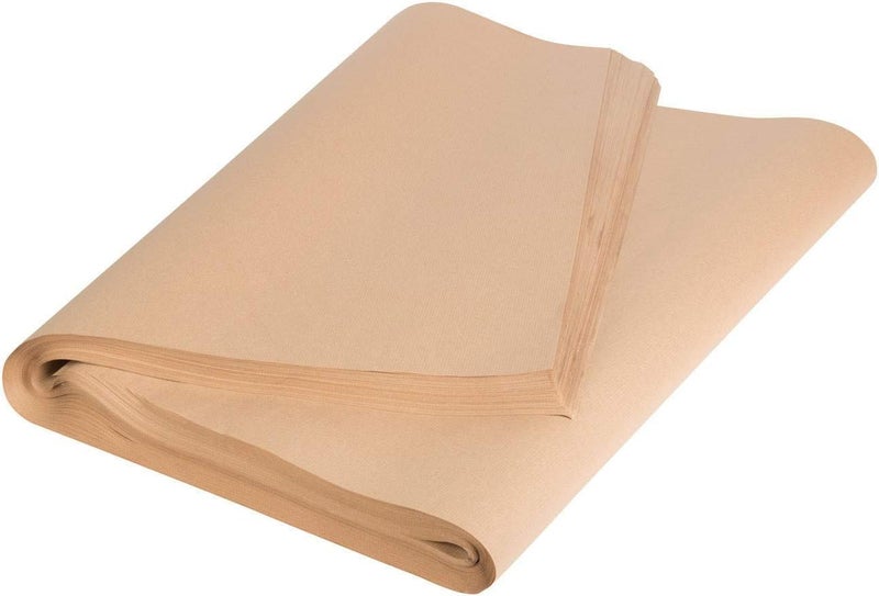 Brown Kraft Paper for Wrapping - Size 50x85cm - 25 Sheets - 80 g/m² - Suitable for Gifts and Crafts - Image 2