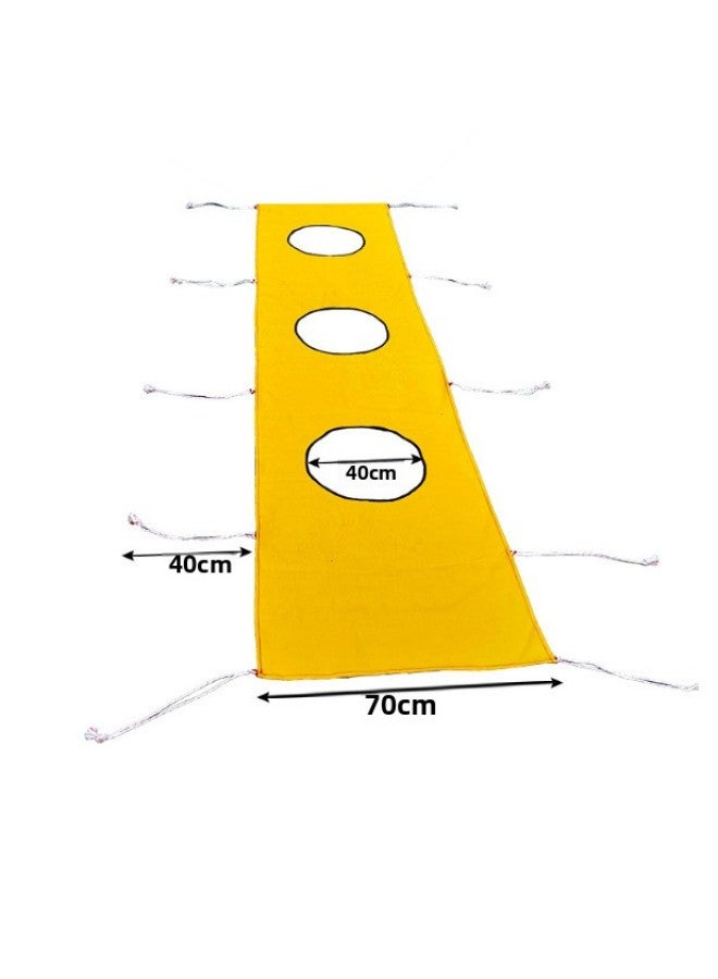 Kindergarten Centipede Hole Drilling Game Children's Body Intelligent Lattice Jumping Outdoor Activity Props Sensory Training Equipment-Color:12 M Double Layer (color Remarks) - Image 5