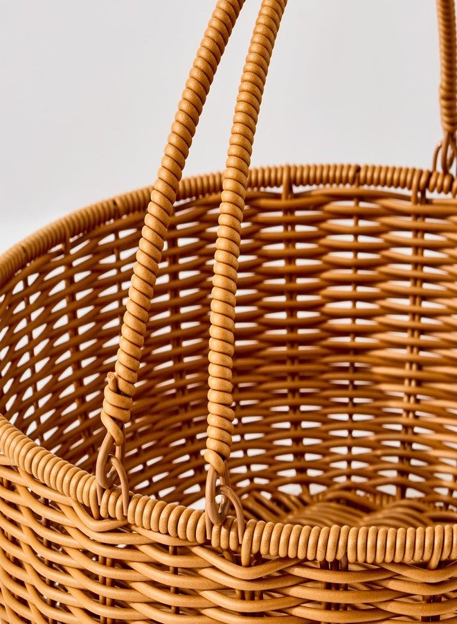 Berdeng Fruit Bowl for Kitchen Counter, Large Fruit Basket with Handle, Suitable for Storing Fruits, Vegetables, Bread, Candys and Snacks - Image 5