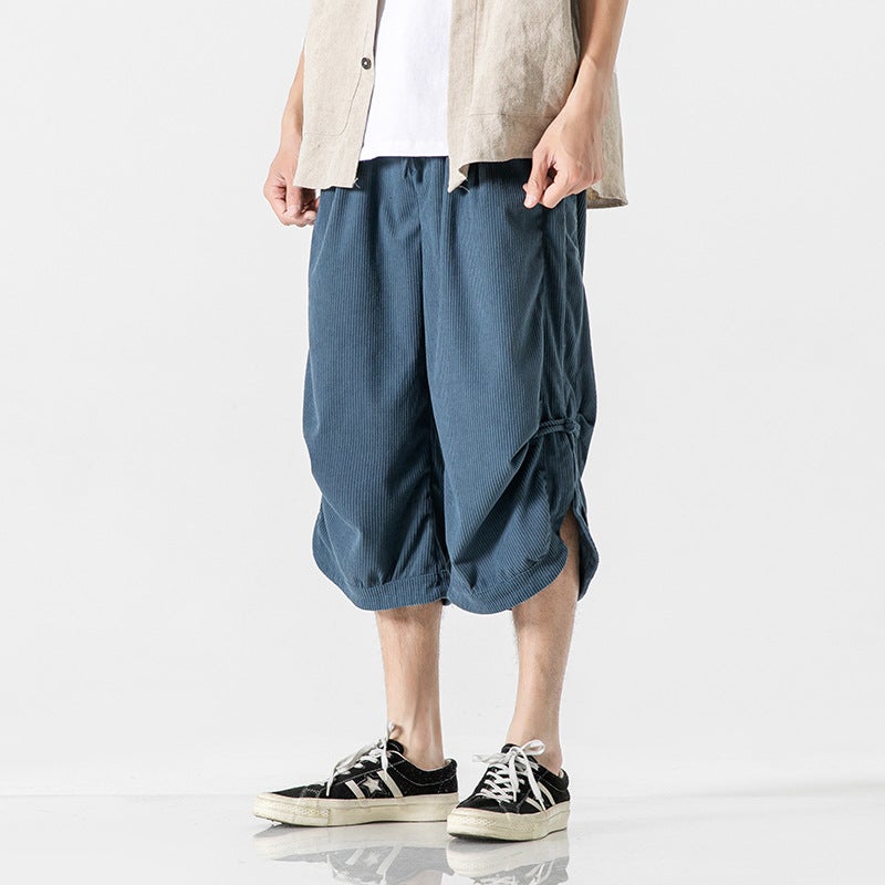 2023 Men'S Casual Pants Loose Hip-Hop Chinese Pants Tang Suit Retro Men'S Bloomers - Image 3