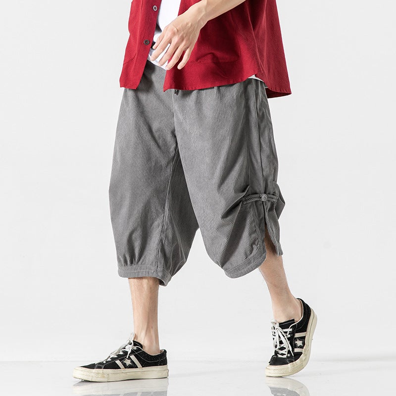 2023 Men'S Casual Pants Loose Hip-Hop Chinese Pants Tang Suit Retro Men'S Bloomers - Image 2