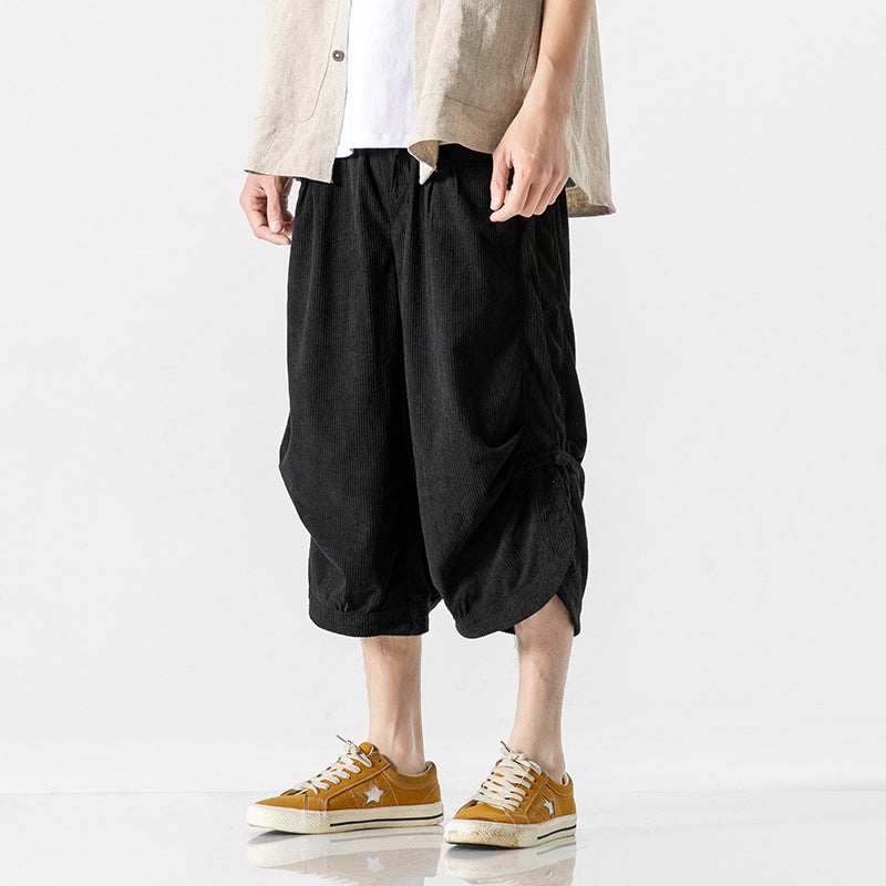 2023 Men'S Casual Pants Loose Hip-Hop Chinese Pants Tang Suit Retro Men'S Bloomers - Image 1
