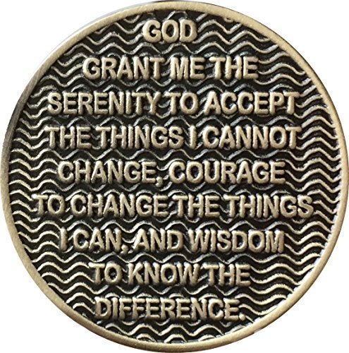 RecoveryChip 2 Year AA Medallion Reflex Antique Chocolate Bronze Chip - Image 5