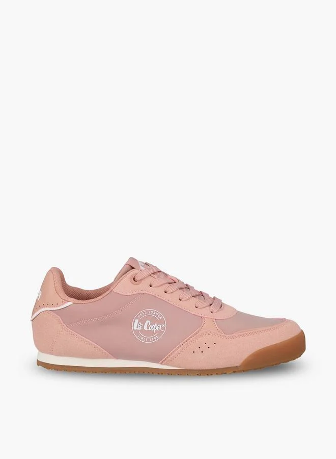 Lee Cooper BLUSH Women Logo Print Lace-Up Ankle Sneakers for Women | Best Price UAE