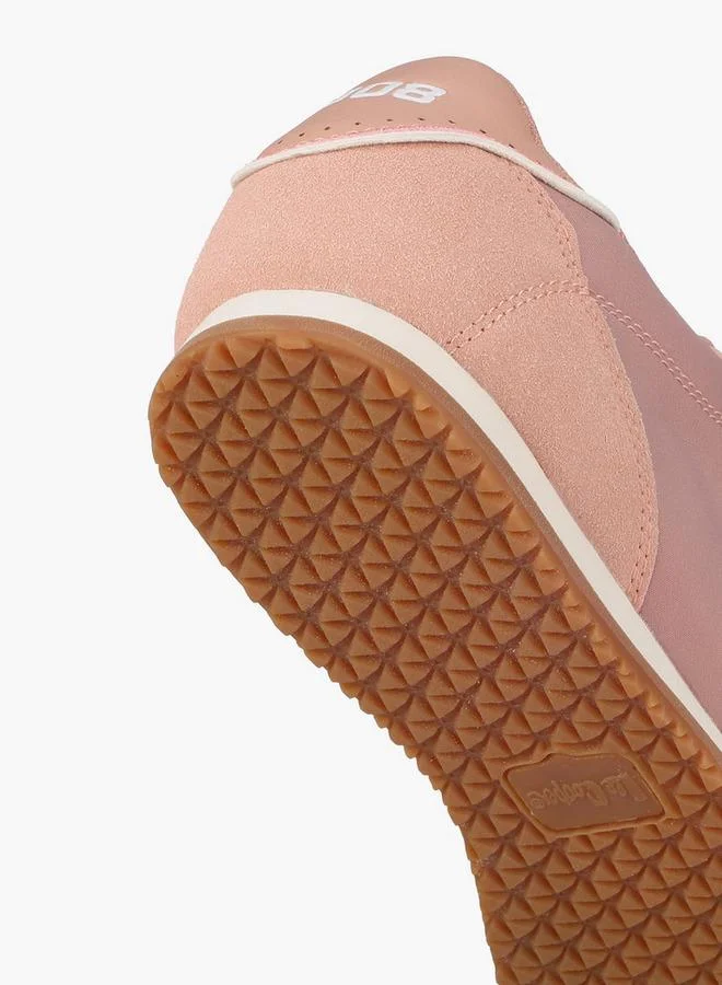 Lee Cooper BLUSH Women Logo Print Lace-Up Ankle Sneakers for Women | Best Price UAE