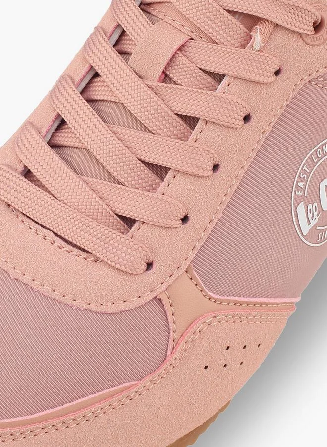 Lee Cooper BLUSH Women Logo Print Lace-Up Ankle Sneakers for Women | Best Price UAE