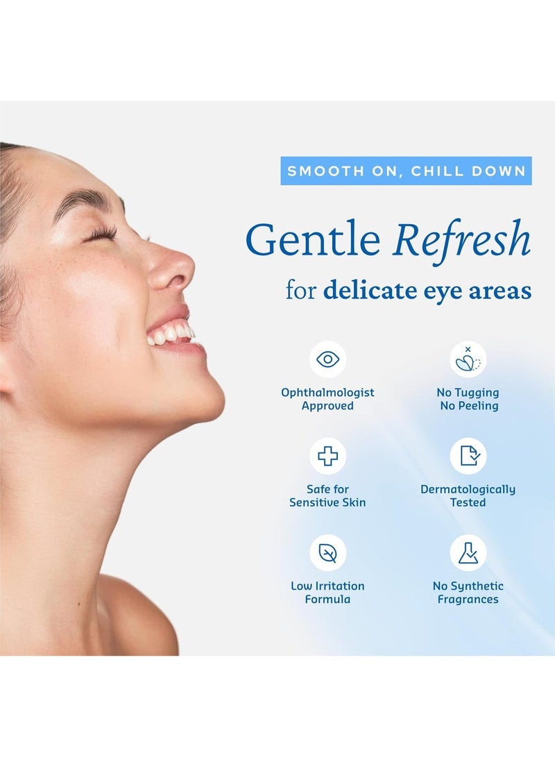 بليف جل عيون مائي مبرّد - كافيين وحمض الهيالورونيك لتقليل الانتفاخ والترطيب، نياسيناميد وفيتامين C لتخفيف الهالات السوداء، أدينوسين وكولاجين للتعبئة والت firming، عناية بالبشرة الكورية - Image 3