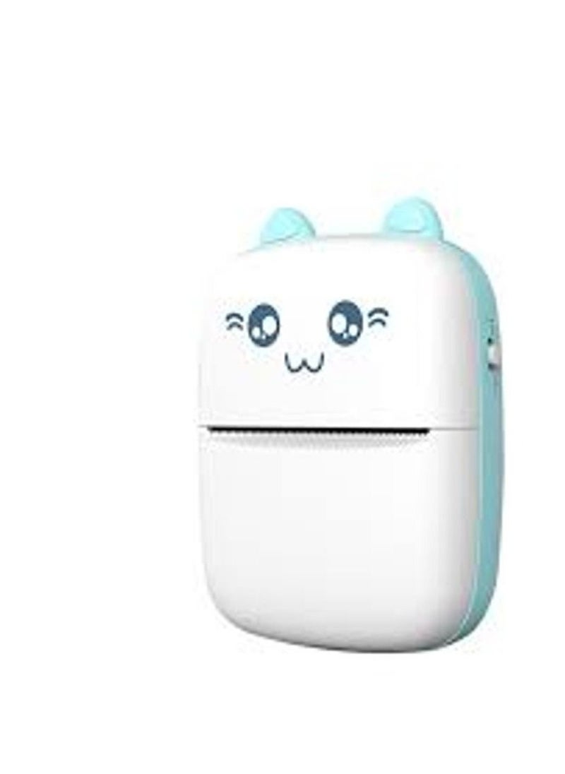 Generic - Pocket Mini Printer, Portable Bluetooth Thermal Printer for IOS Android Smartphone, Mobile Wireless Label Receipt Sticker Photo List Notes Inkless Smart Printing Gift - Image 1