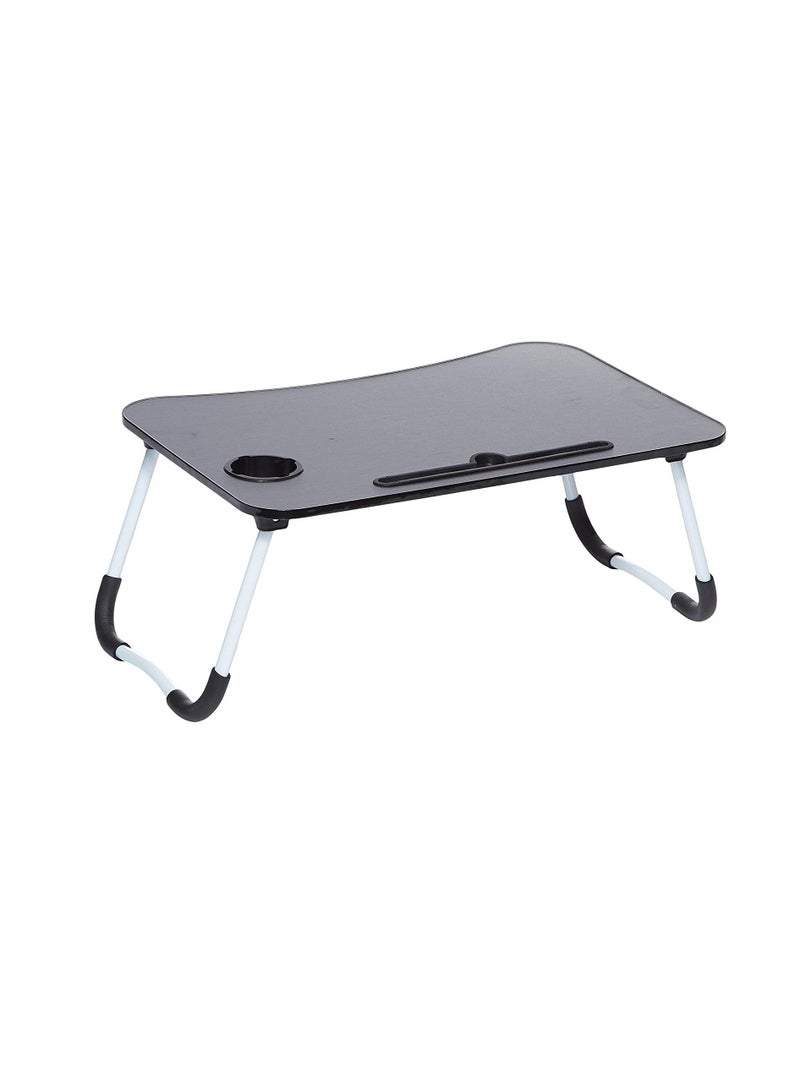 ENMAC طاولة لابتوب قابلة للطي باللون الأسود/الفضي 60 × 27 سم - Image 2
