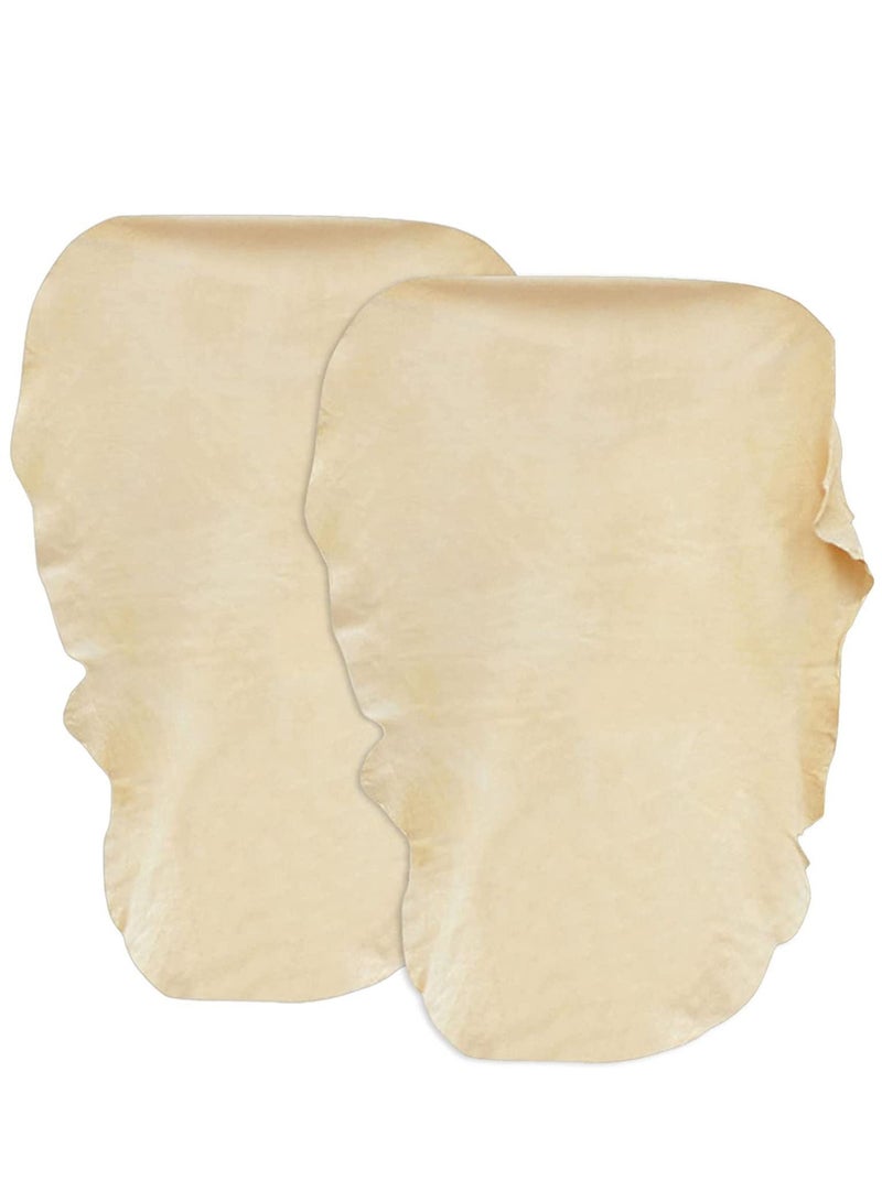 الأزرق جي دبليو 2 Pack Chamois Leather for Car,Car Shammy Cloth 60 x 40 cm Large Absorbent Car Drying Towel Natural Super Washing Window Glass Mirrors - Image 1
