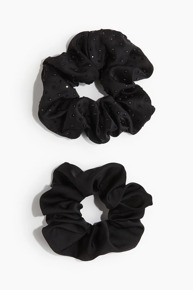 H&M 2-Pack Satin Scrunchies