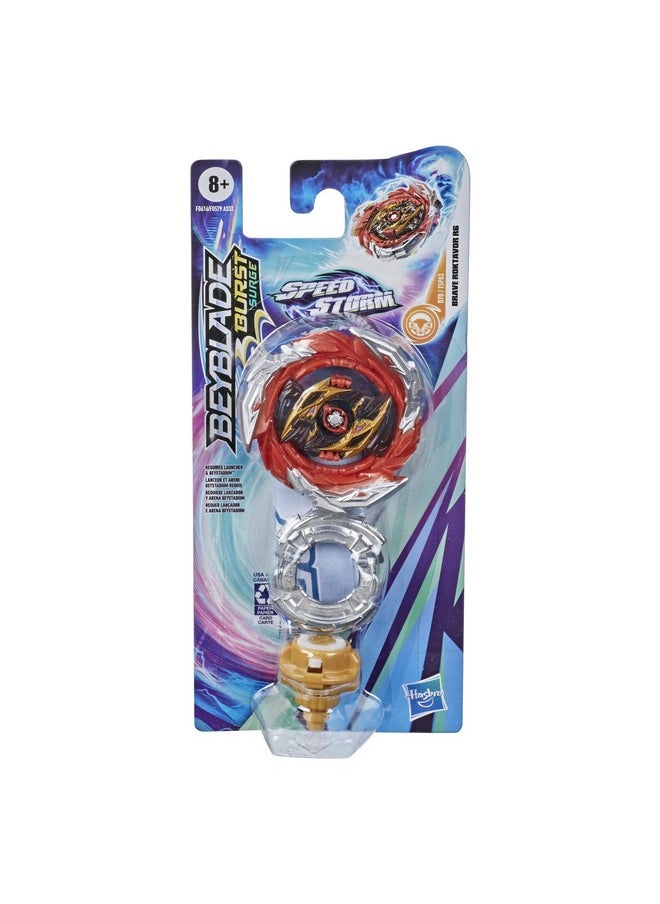 Beyblade Burst Surge Speedstorm Brave Roktavor R6 Spinning Top Single Pack Stamina Type Battling Game Top Toy For Kids Ages 8 And Up
