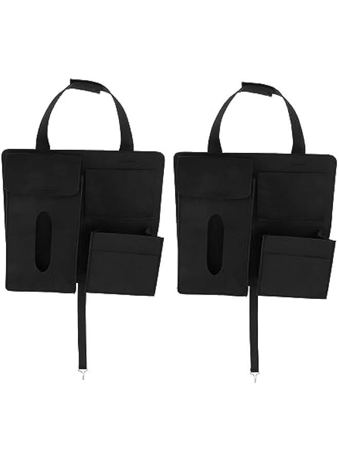 2 Pcs Backseat Car Organizers Pockets for Easy Access Versatile Storage Bags for Suvs Ideal for Keeping Car Essentials Neatly Organized - Image 1