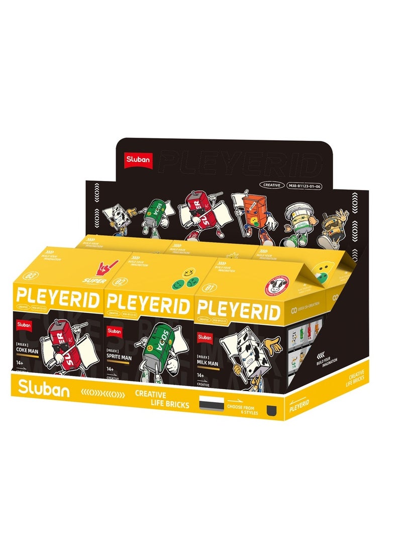 Sluban Sluban - Pleyerid Beverage Man Display (Different Models) - M38-B1123A  - Image 1