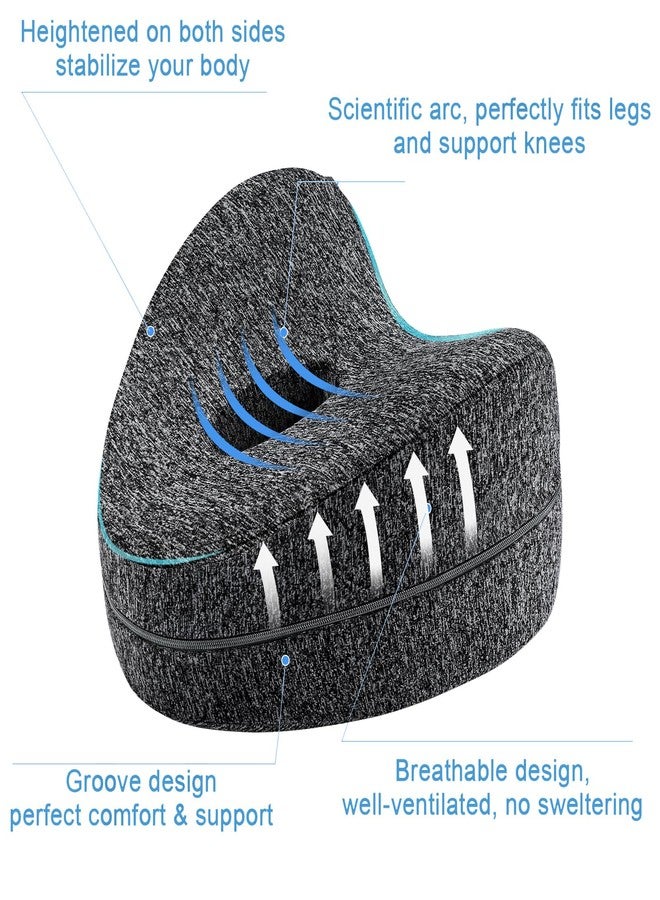 Vertdens Leg Pillow, Knee Pillow for Side Sleepers, Leg Pillows for Sleeping, Knee Cushion for Sleeping,Suitable for Relieving Leg, Back, Knee Pain - Image 2