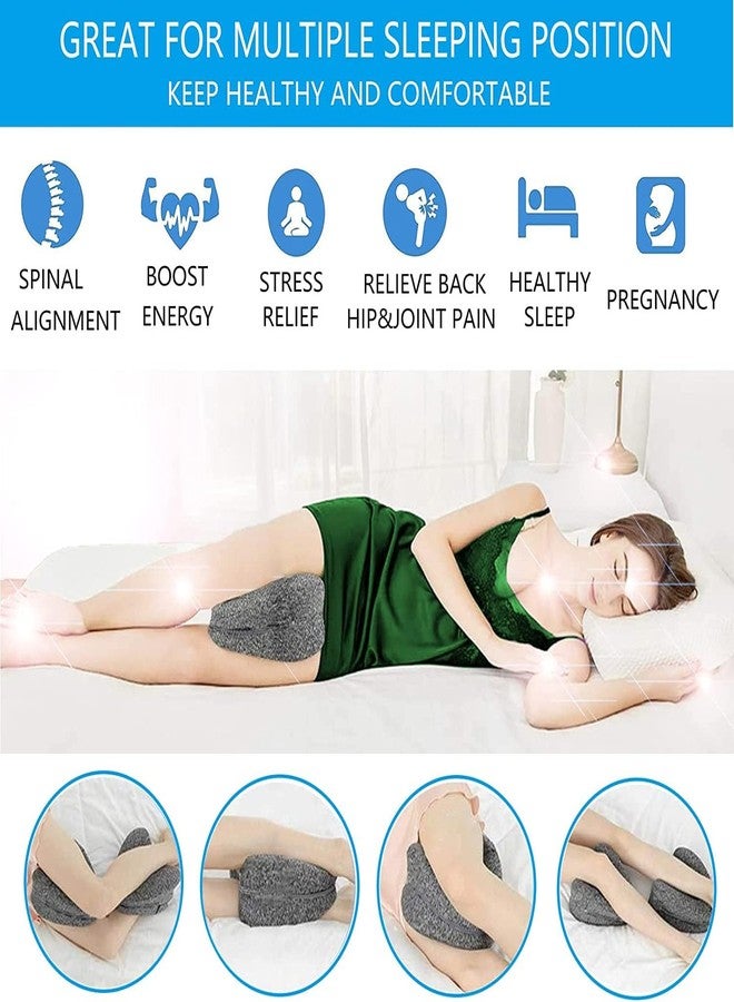 Vertdens Leg Pillow, Knee Pillow for Side Sleepers, Leg Pillows for Sleeping, Knee Cushion for Sleeping,Suitable for Relieving Leg, Back, Knee Pain - Image 5