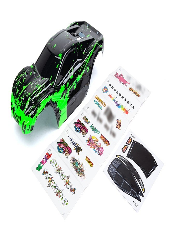 SummitLink Custom Body Muddy Green Over Black Style Compatible for Rustler 4X4, Rustler BL-2S, Rustler 4x4 Ultimate 1/10 Scale RC Car or Truck(Truck not Included) R4-BG-02 - Image 5