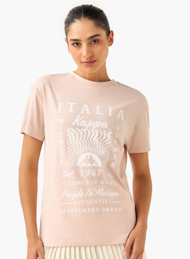 Kappa Graphic Print Crew Neck T-shirt - Image 1