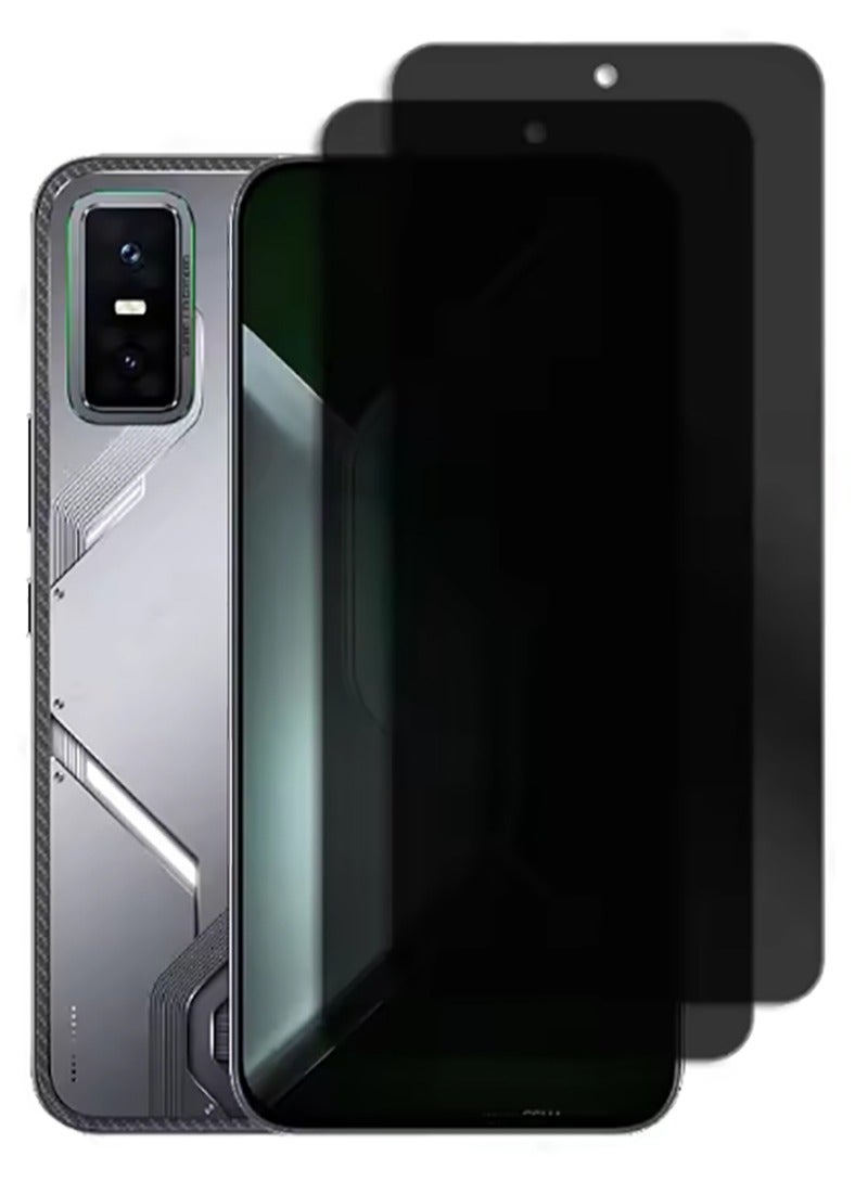 2 عبوات واقي شاشة خصوصية زجاج مقسى Infinix GT 30 Pro، شفافية عالية [خالي من الفقاعات] واقي شاشة خصوصية Infinix GT 30 Pro - Image 1