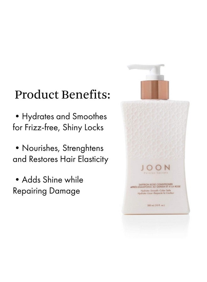 Joon Saffron Rose Conditioner + Pomegranate & Pistachio Oil 10 Fl. Oz. - Image 3