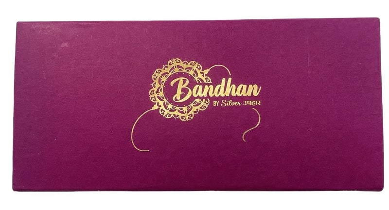 BANDHAN 925 SILVER RAKHI KHUSHBOO JEWELES - Image 2