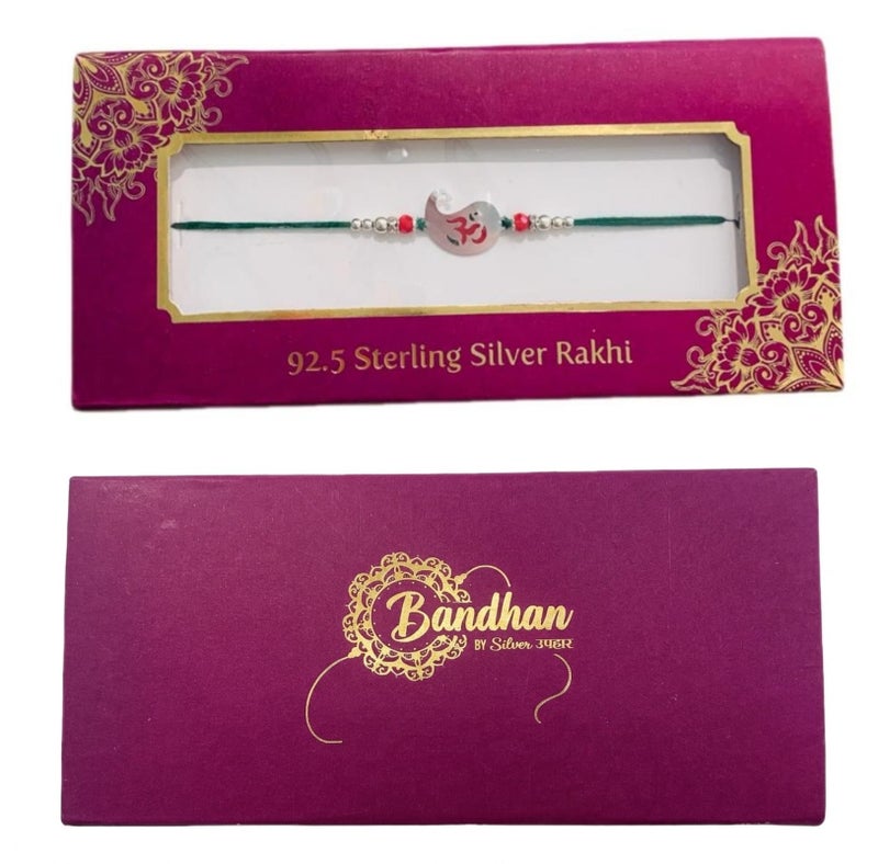 BANDHAN 925 SILVER RAKHI KHUSHBOO JEWELES - Image 3