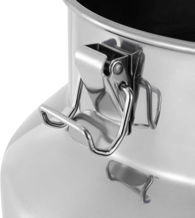 CHALIGHT 28L/7.39Gal Stainless Steel Milk Can 304 Stainless Steel Milk Jug Sealed Bucket Wine Pail Bucket Milk Can Liquid Storage Container w/Sealed Lid for Milk Wine Water Liquid - Image 4