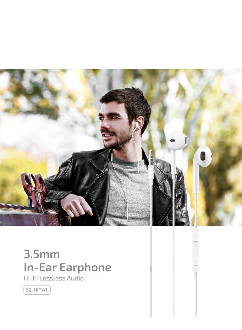 BRIZLER 3.5mm IN-Ear Earphone with Dynamic Crystal Clear Sound and Hi-Fi Lossless Audio - Image 4