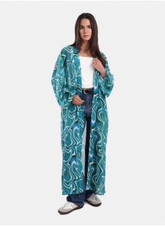Carina Colored Midi Length Kimono  - Image 1