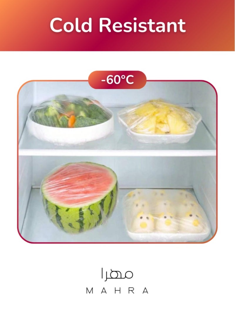 400 PCS Food Covers | Transparent, Reusable Lids for Food Preservation | Leak-Resistant, BPA-Free, Flexible Silicone for Storing Food, Maintaining Freshness, Refrigerator & Freezer Safe | Ideal for Daily Use & Special Occasions - Image 3