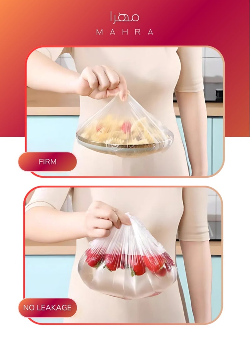 400 PCS Food Covers | Transparent, Reusable Lids for Food Preservation | Leak-Resistant, BPA-Free, Flexible Silicone for Storing Food, Maintaining Freshness, Refrigerator & Freezer Safe | Ideal for Daily Use & Special Occasions - Image 5