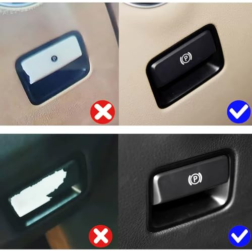 Goodithy Parking Brake Lever Release Handle P Button Cover, Parking Handbrake Release P Button Cover Trim Replacement for Mercedes Benz A B GLA CLA ML GL GLE Class W176 W246 W156 W117 W166 W172 - Image 5