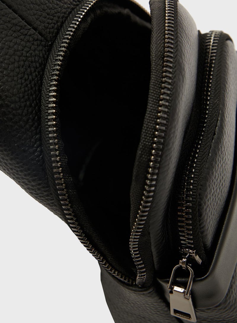 Robert Wood One Shoulder Cross Body Bag  - Image 5