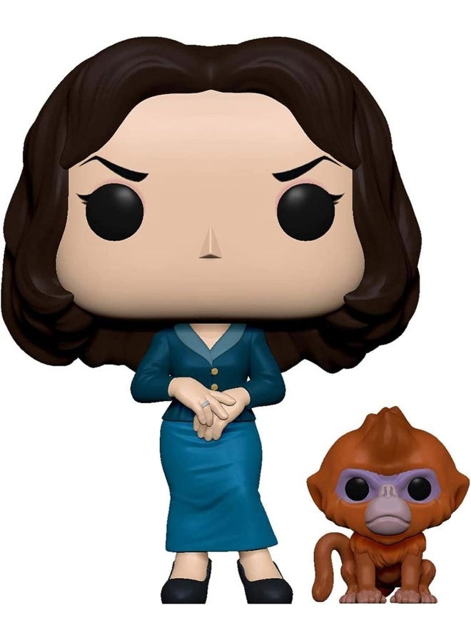 Funko 55225 POP&Buddy: His Dark Materials- Mrs. Coulter w/Daemon Pop Vinyl