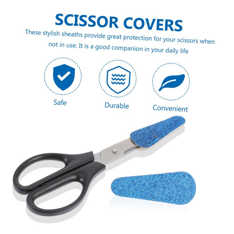 Blue Scissor Covers Hairdressing Shear Sleeve Protectors for Barber Tools - Image 4