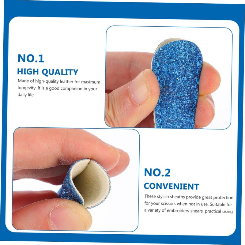 Blue Scissor Covers Hairdressing Shear Sleeve Protectors for Barber Tools - Image 3