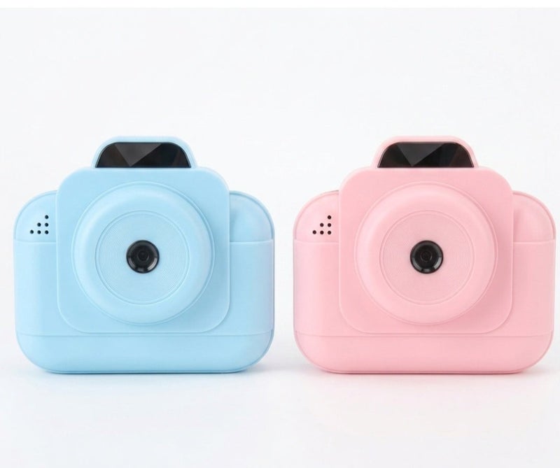 Portable Print Camera, Instant Print Camera for Kids, 2.4 Inch Display 1080P HD Video Thermal Printing Technology with Filters Time Lapse Modes Games MP3 Playback - Image 1